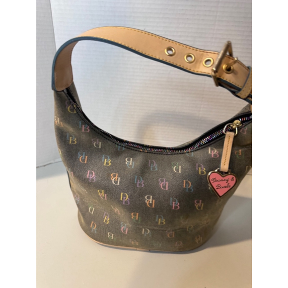 Dooney & Bourke Rainbow Logo Y2K Handbag canvas - Picture 2 of 12